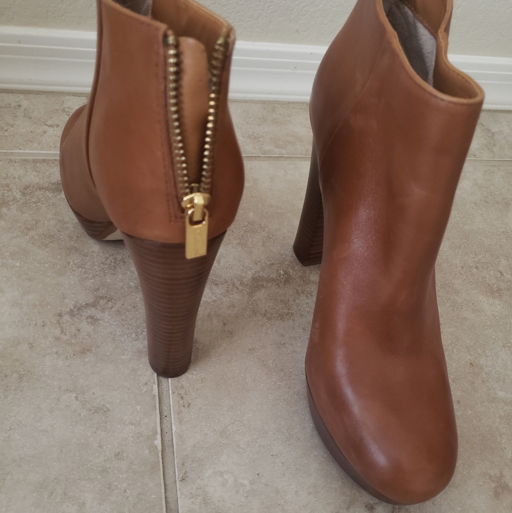 Michael Kors Leather Booties